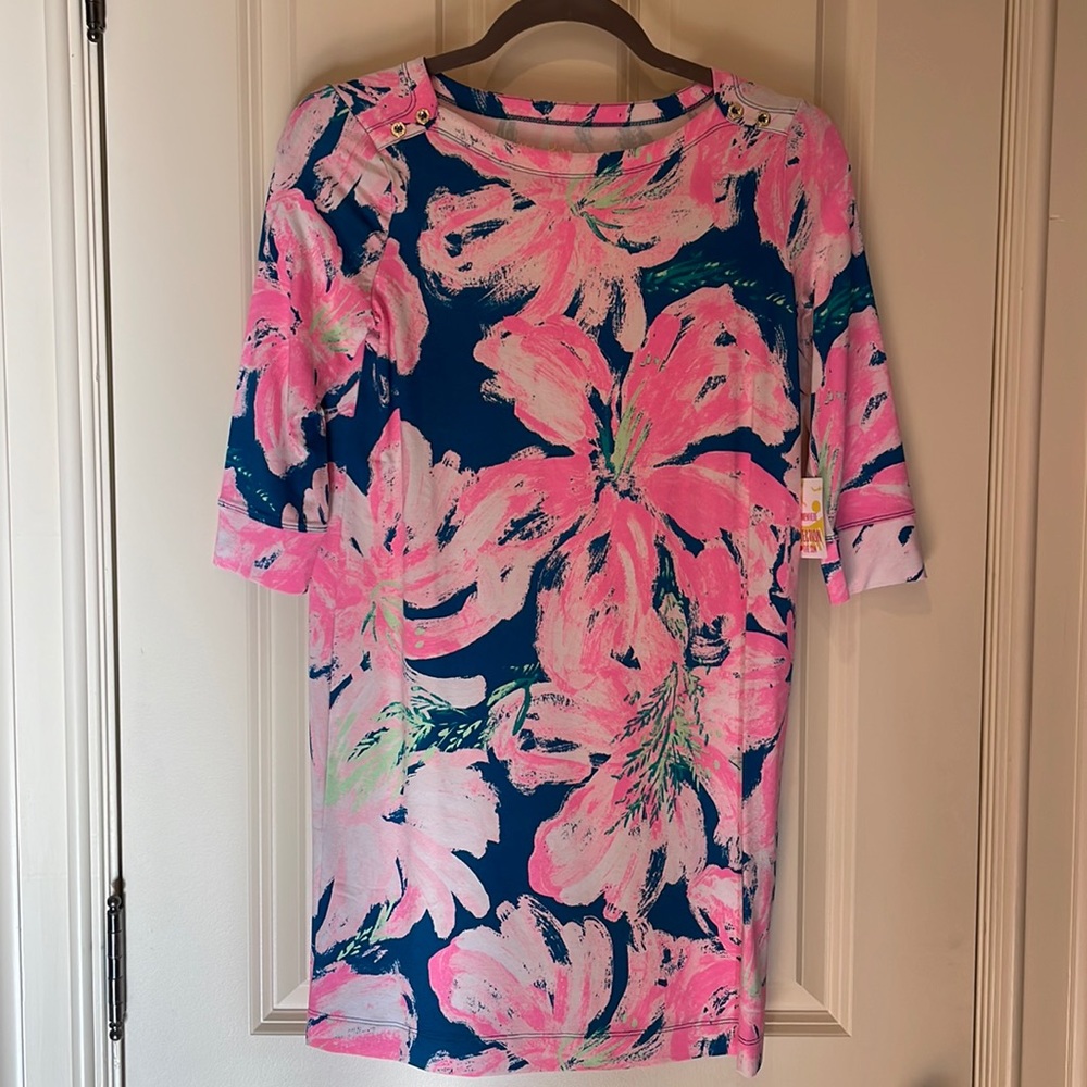 New Lilly Pulitzer for Girl Mini Sophie Dress UPF 50+ Size XL